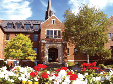 shinwauk building view from front lawn
