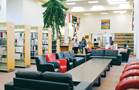 library interior