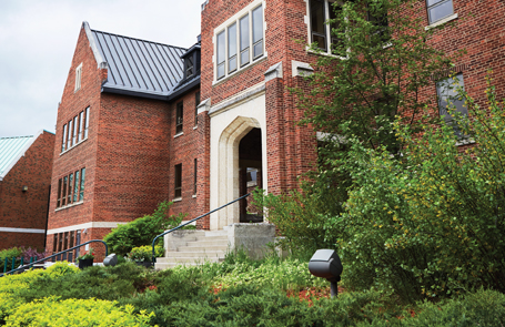 front of Shingwauk hall