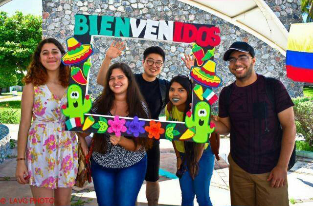 student photo in other country