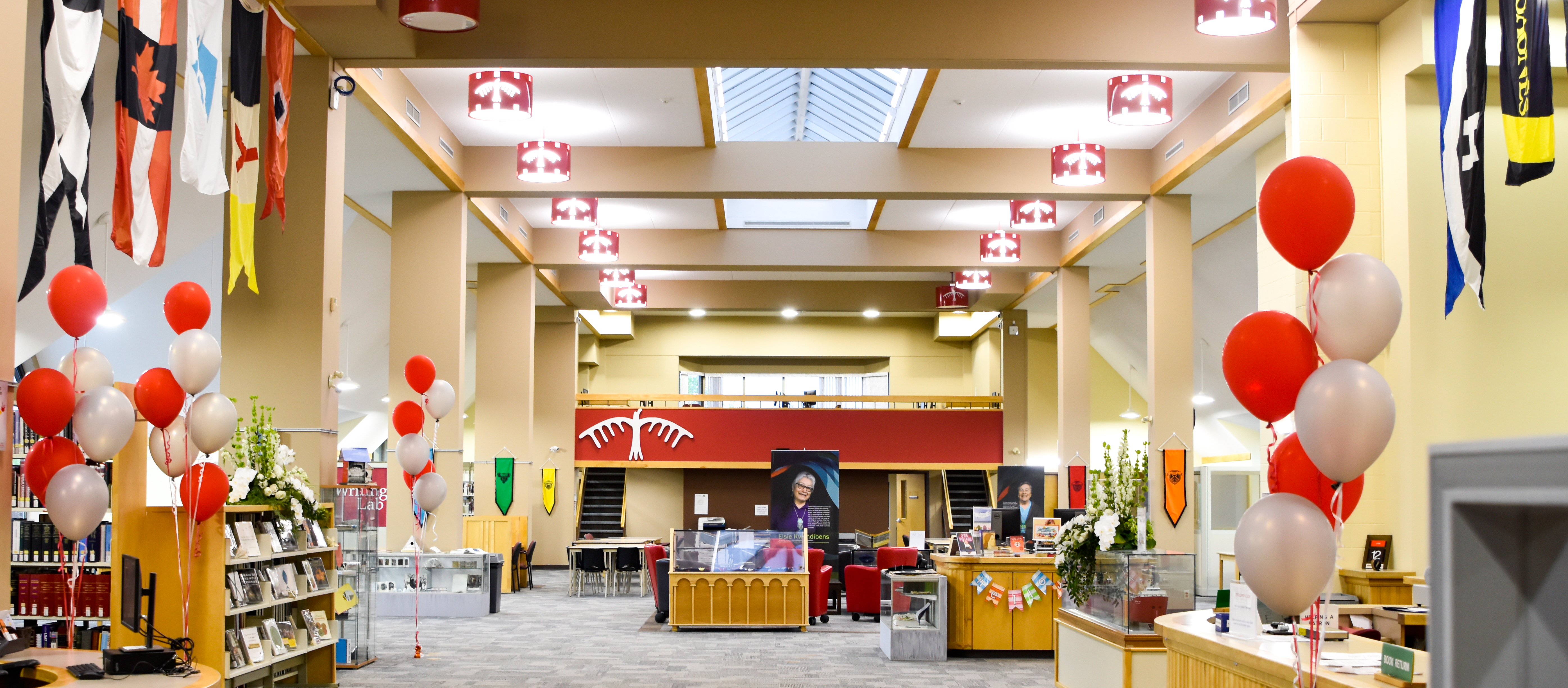 view of entrance to the wishart library