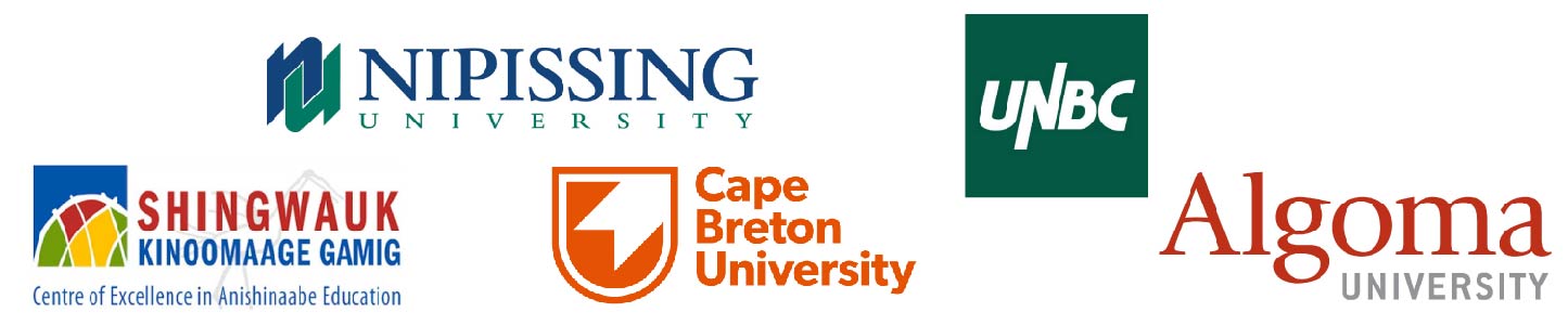 logos of partnering universities