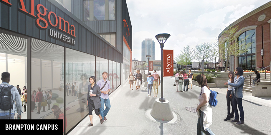 conceptual drawing outdoor campus