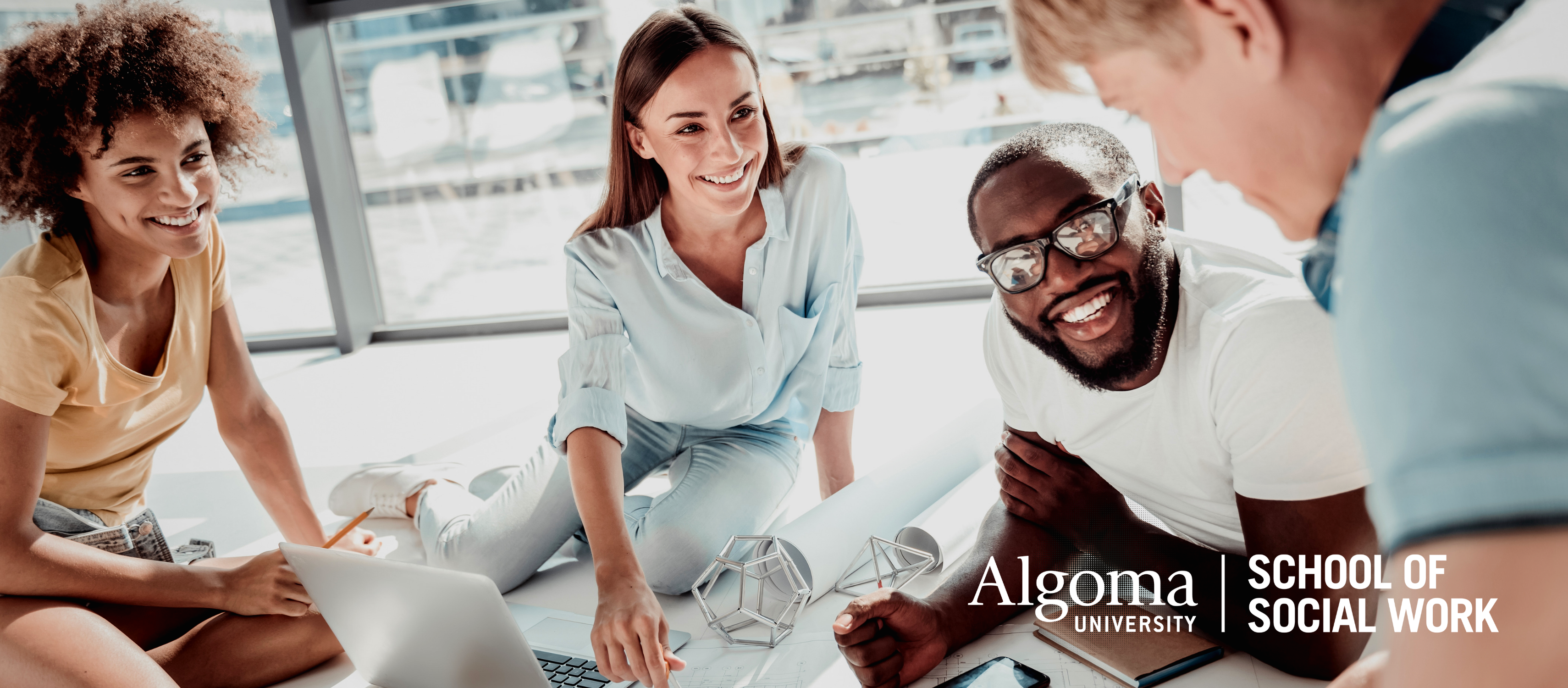 students in circle talking