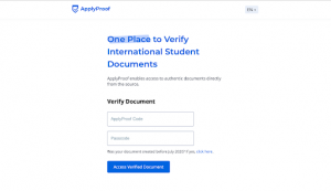 Applyproof website image