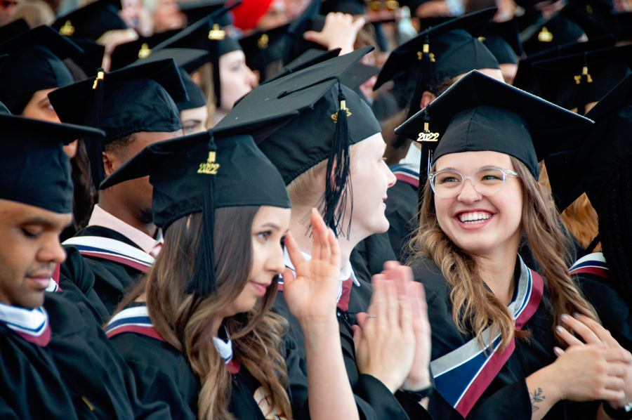Student Smiling in Graduation Cap