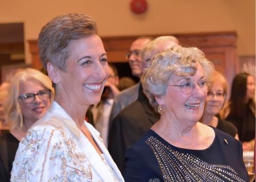 Asima Vezina and Dianne Marshall at event