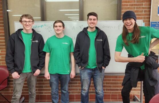 Computer Science Students at competition