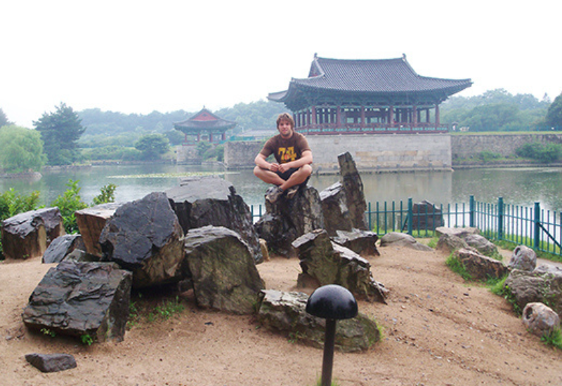 student on international exchange