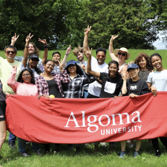 Students at orientation