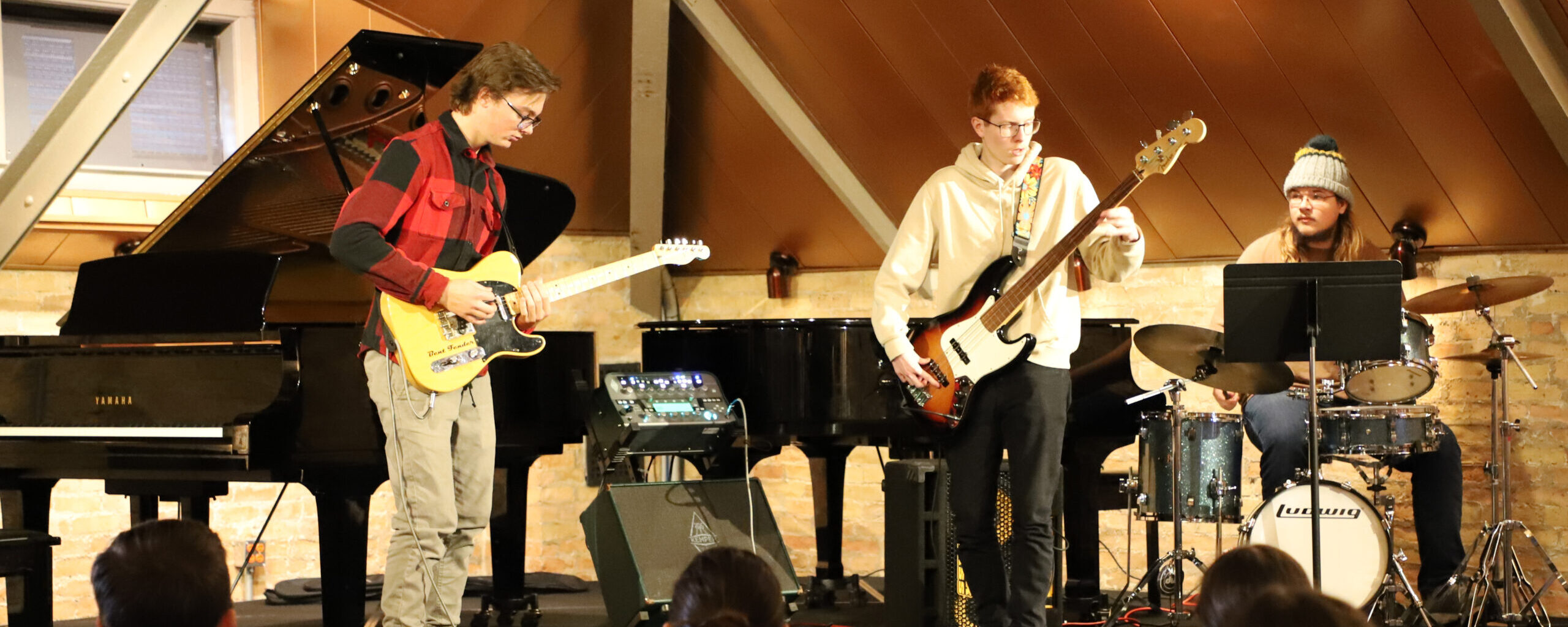 Algoma U music students playing