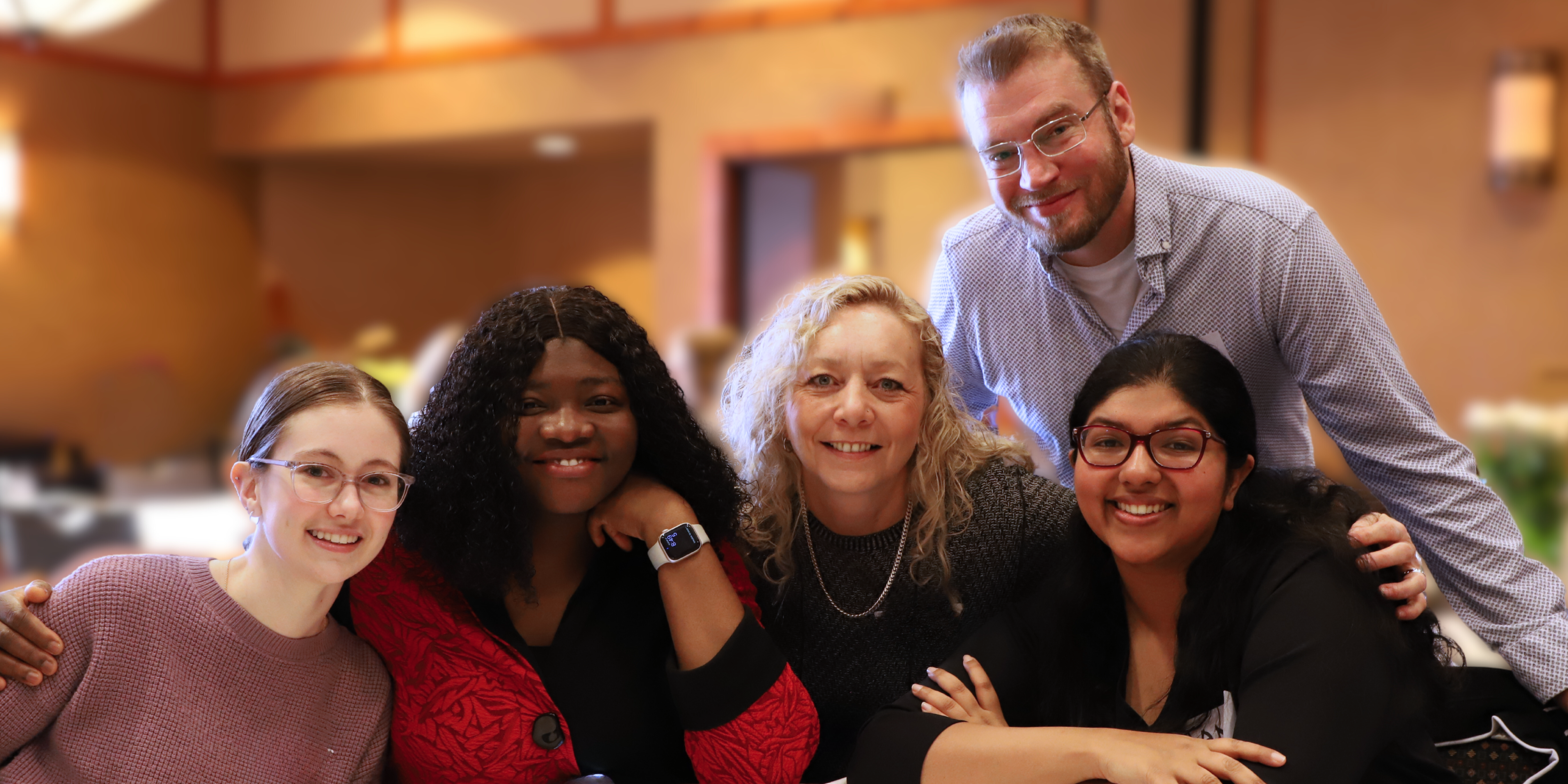 Three Students of Master of Social Work Program